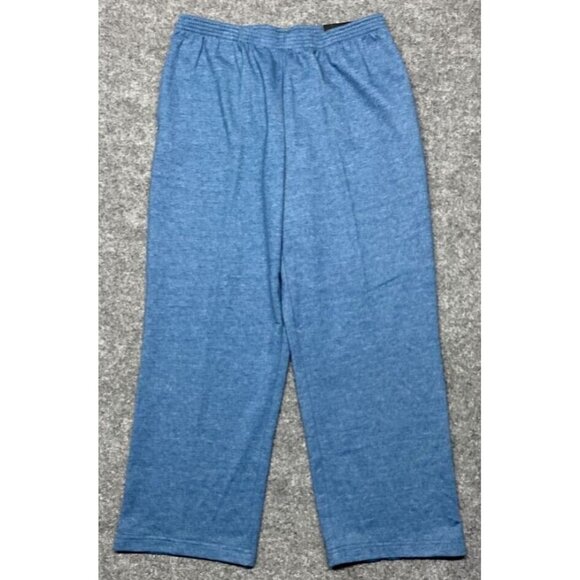 Alfred Dunner Ankle Pants Womens M Blue Classic Fit Elastic Waist Stretch New - Picture 1 of 9